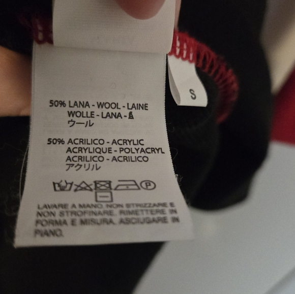 Maria Bennentani Wool Blend Colourblock Dress Made in Italy - Picture 8 of 8